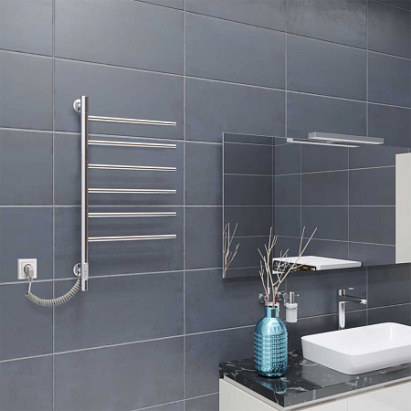 Полотенцесушитель электрический Vincea VTD-1S1CE 43x60 хром