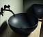 Раковина Hatria Happy Hour A0Y1VF02 40х40 черный матовый