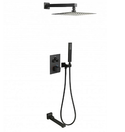 Душевой комплект ALMAes Khabur TVZ-0897 черный
