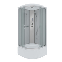 Душевая кабина Niagara Classic NG-2309-14P 100x100x215 стекло матовое/профиль серебро