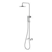 Душевая стойка Boheme Stick 128-WCR.2 ручка Touch, белый/хром