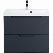 Тумба с раковиной BelBagno Vittoria VITTORIA-700-2C-SO-GO-P 70 Grigio Opaco