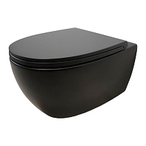 Чаша для унитаза подвесного  Globo 4all MDS03AR черный матовый