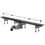 Душевой лоток Viega Advantix Vario 704353 L300–1200 BH95–150 с решеткой и опорами