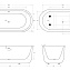 Акриловая ванна BelBagno BB709-1700-780 170.5x78 белый - фото 4
