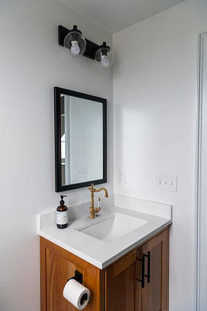 Смеситель GPD Retro MTL180-SO для раковины, Gold Oxide