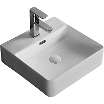 Раковина накладная Ceruttispa СТ9608 42x42 белый