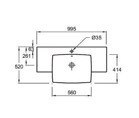 Тумба для комплекта Jacob Delafon Escale EB760-N21 98 см, серый титан 
