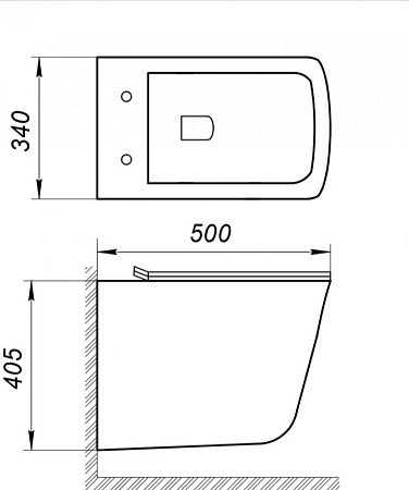 Унитаз подвесной BelBagno Marmi BB052CHR soft close