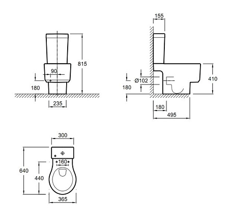 Унитаз-компакт Jacob Delafon Formilia Viragio 4448K-00
