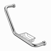 Поручень WasserKRAFT K-1077Right с мыльницей, хром