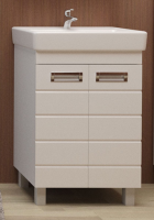 Тумба с раковиной Velvex Coletti 50 напольная, белая