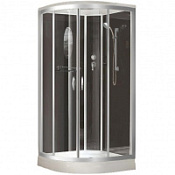 Душевая кабина Frank F205 900*900 black угловая