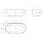 Акриловая ванна BelBagno BB401-1700-800 170x80 белый - фото 2