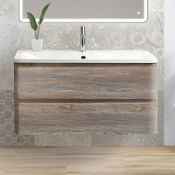 Тумба с раковиной BelBagno Albano ALBANO-1000-2C-SO-PS 100 подвесная, Pino Scania