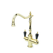 Смеситель Boheme Tradizionale oro 112-BLC для кухонной мойки,кран для питьевой воды,золото/Swarovski