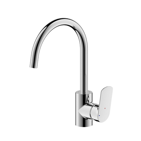 Смеситель Bravat Rhein F7429564CP-ENG для кухонной мойки, хром
