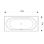 Акриловая ванна Mauersberger Jucunda Duo 1017001101 170х75 белый - фото 3
