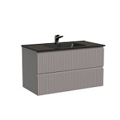 Тумба с раковиной Sancos Snob R SNR90SM 90 Doha Soft/черный