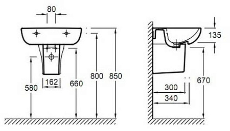 Раковина Jacob Delafon Odeon Up E4737-00