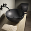 Раковина Hatria Happy Hour A0Y1VF08 40х40 антрацит - фото 2
