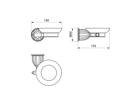 Мыльница керамическая RUSH Socotra ST12411 хром