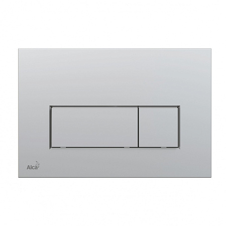 Кнопка смыва AlcaPlast THIN M572 хром матовый
