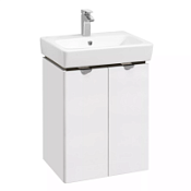 Тумба под раковину Aquaton Скай 1A238101SY010 55 белый глянец