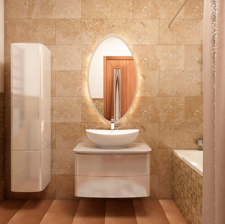 Шкаф-пенал Velvex Iva 110 белый