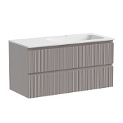 Тумба с раковиной Sancos Snob R SNR100RSM Doha Soft