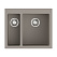 Кухонная мойка Omoikiri Bosen 59-2A-GR 59x50x20 leningrad grey