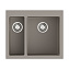 Кухонная мойка Omoikiri Bosen 59-2A-GR 59x50x20 leningrad grey