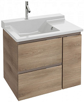 Тумба под раковину Jacob Delafon Soprano EB1330-E10 80 см, квебекский дуб