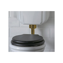 Труба низкая к подвесному бачку Globo Paestum BA009br бронза