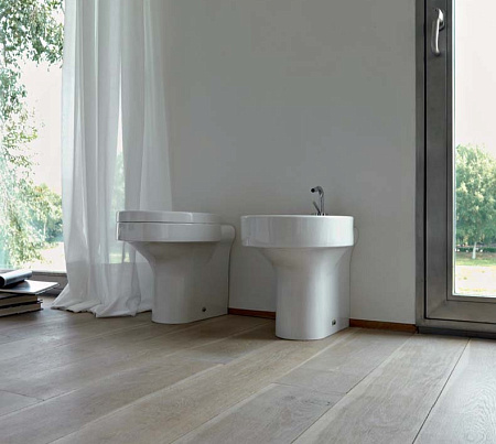 Чаша для приставного унитаза Kerasan Cento 351601 овальный