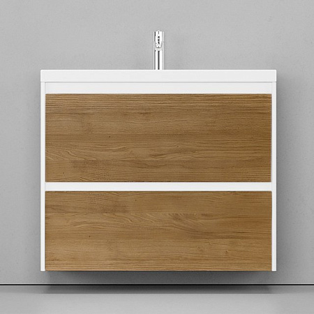 Тумба под раковину Velvex Klaufs 90 белый/дерево