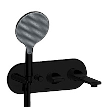 Смеситель Bossini Apice Z00557.073 для ванны с душем, черный матовый