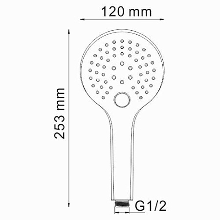 Душевая лейка WasserKRAFT A061