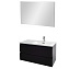 Мебель для ванной Jacob Delafon Madeleine EB2055-J52 100 R черный блестящий - фото 1