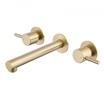 Смеситель ABBER Emotion AF88121G скрытого монтажа для раковины, золото матовое