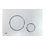 Кнопка смыва AlcaPlast THIN M771 хром матовый, хром глянцевый