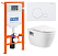 Комплект 3 в 1 BelBagno Loto BB070CHR/SC/BB002-80/BB014-SR-BIANCO белый/белый