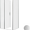 Душевой уголок Allen Brau Priority 3.31029.BA + 3.31044.BA 100x90 серебро браш - фото 2
