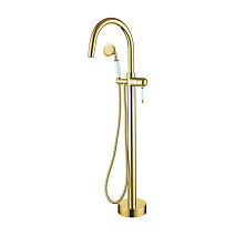 Смеситель Boheme Imperiale 289 для ванны с душем, напольный, золото Смеситель Boheme Imperiale 289 для ванны с душем, напольный, золото