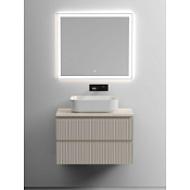 Мебель для ванной со столешницей Sancos Snob T 80 SNT80CE+TT80A2 Beige Soft/Kreman