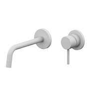 Смеситель Paffoni Light LIG105BO70 для раковины, белый матовый