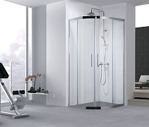 Душевой уголок Aquanet Delta NPE2142 00202312 90x90, прозрачное стекло