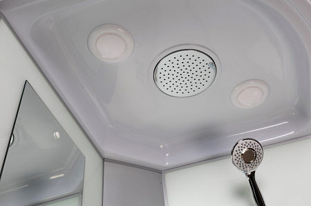 Душевая кабина Niagara Classic NG-2307-14 80x80x215 стекло матовое/профиль серебро