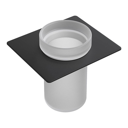 Стакан Boheme Space 10966-B-TUM для полки, черный