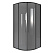 Душевой уголок Niagara Nova NG-2827-34BLACK 100x100x195 стекло тонированное/профиль черный матовый